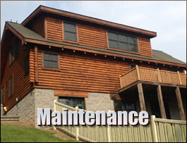  North Robinson, Ohio Log Home Maintenance