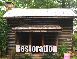 Historic Log Cabin Restoration  North Robinson, Ohio